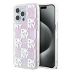DKNY DKHCP15XLCPEPP iPhone 15 Pro Max 6.7  różowy/pink hardcase Liquid Glitter Multilogo